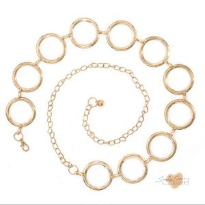 🍂Brand new nOir Gold Ring Waist Belt Women’s 🍂